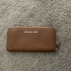 Michael Kors Brown Leather Wallet